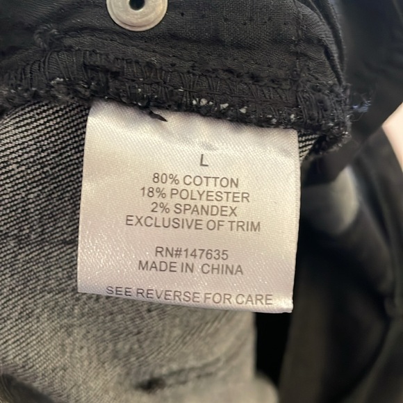 Free generation size L faux diamond studded black jeans. 5 pockets. High rise. - Picture 11 of 13